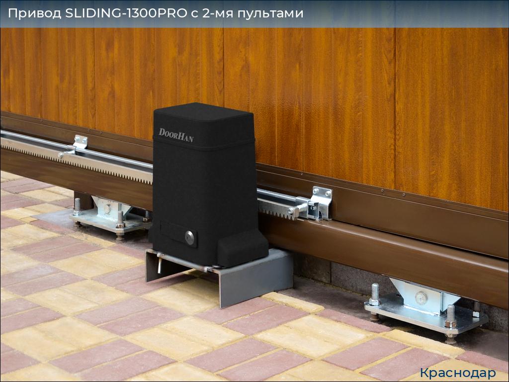 Привод SLIDING-1300PRO c 2-мя пультами, https://krasnodar.doorhan.ru