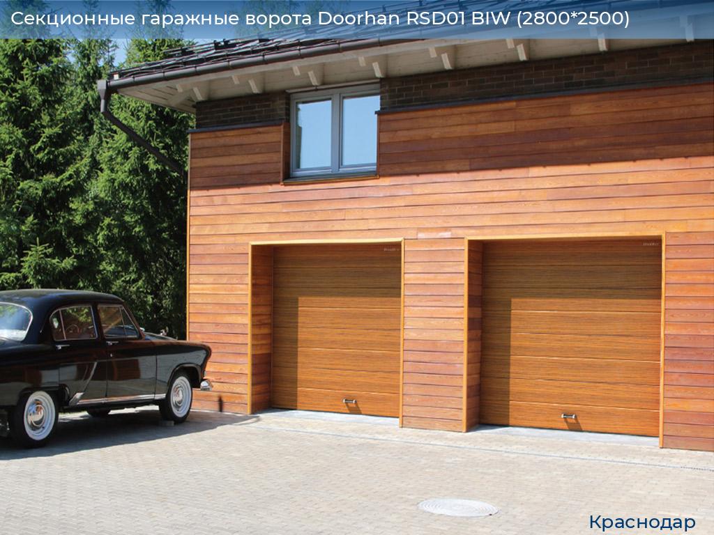 Секционные гаражные ворота Doorhan RSD01 BIW (2800*2500), https://krasnodar.doorhan.ru