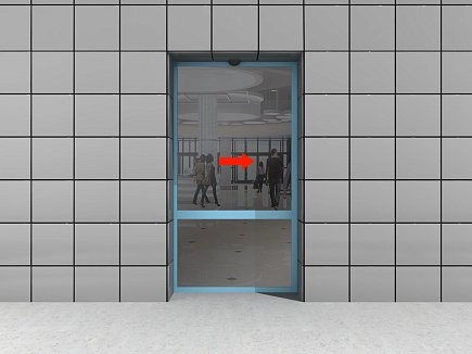 Одностворчатые раздвижные двери